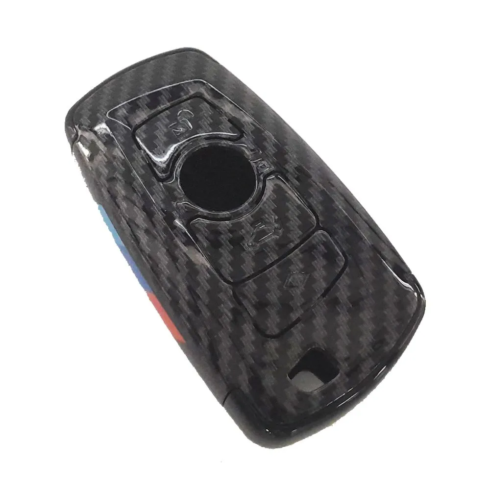 BMW F-Series ABS Key Cover - Stylish Protection - Carbon Look and Black