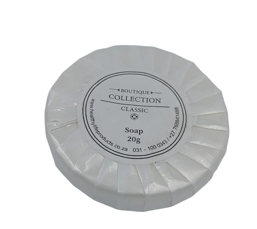 Boutique Soap Bars for Hotels, Guesthouse, BnB, Lodges - 20g (150 Pack)