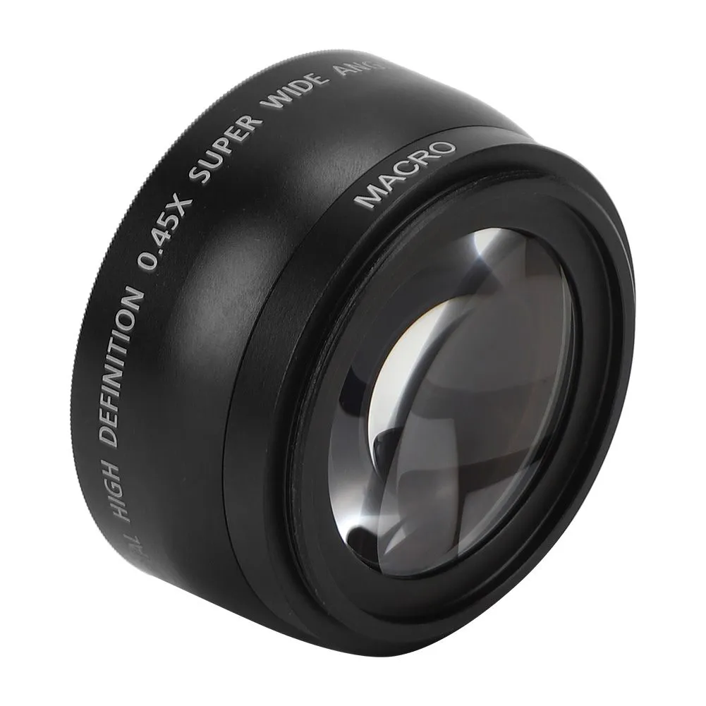 JSR 55MM 0.45X Advanced Wide Angle Macro Lens For 55MM Camera Lenses