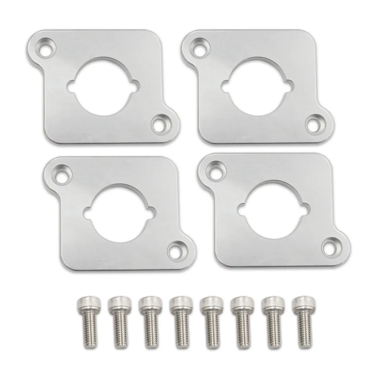 Silver Coilpack Adapter Plates Billet for Golf Compatible with Audi
