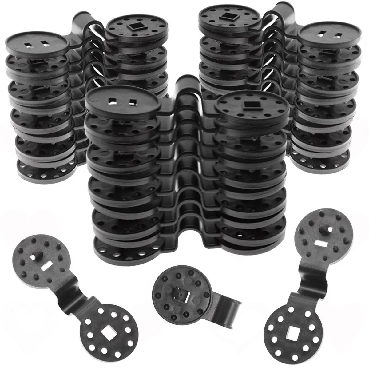 20 Pack Sunshade Net Clips Round Plastic Fasteners for Shade Cloths