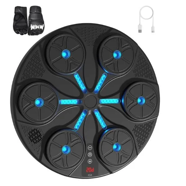 Smart Music Boxing Machine Wall Mounted LED Trainer
