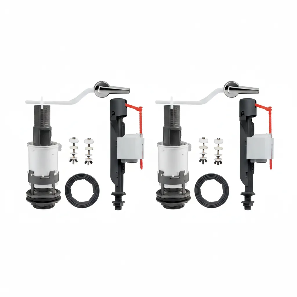 2 Inch Dual-Flush Toilet Mechanism for Easy Installation - 2 Pack