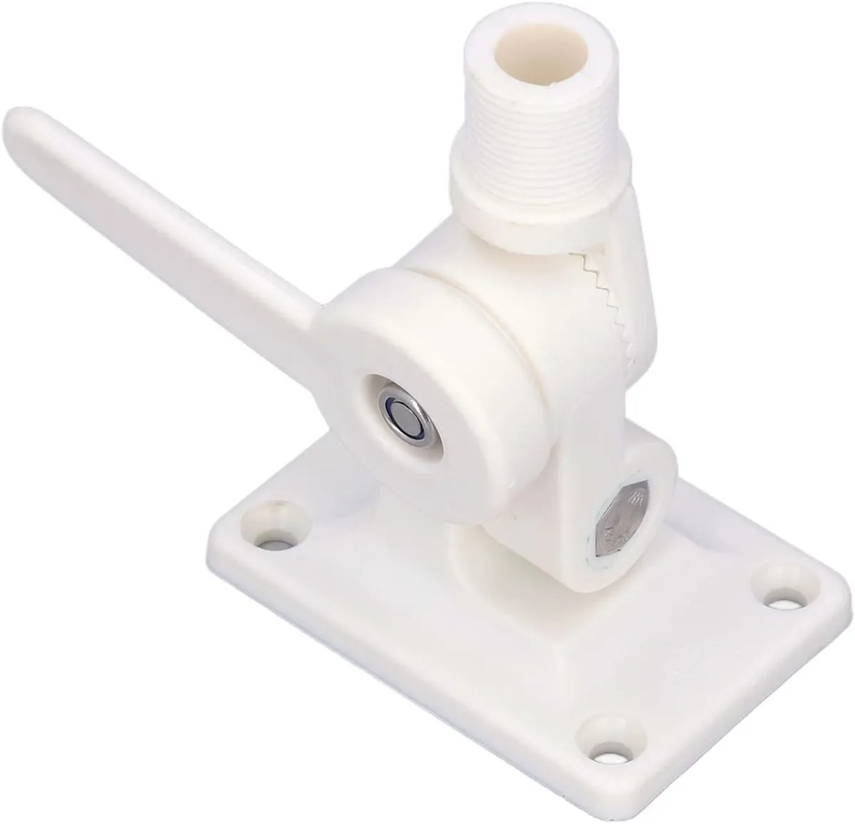 Marine Antenna Mount Multifunctional ABS Dual Ratchet Base Compatible