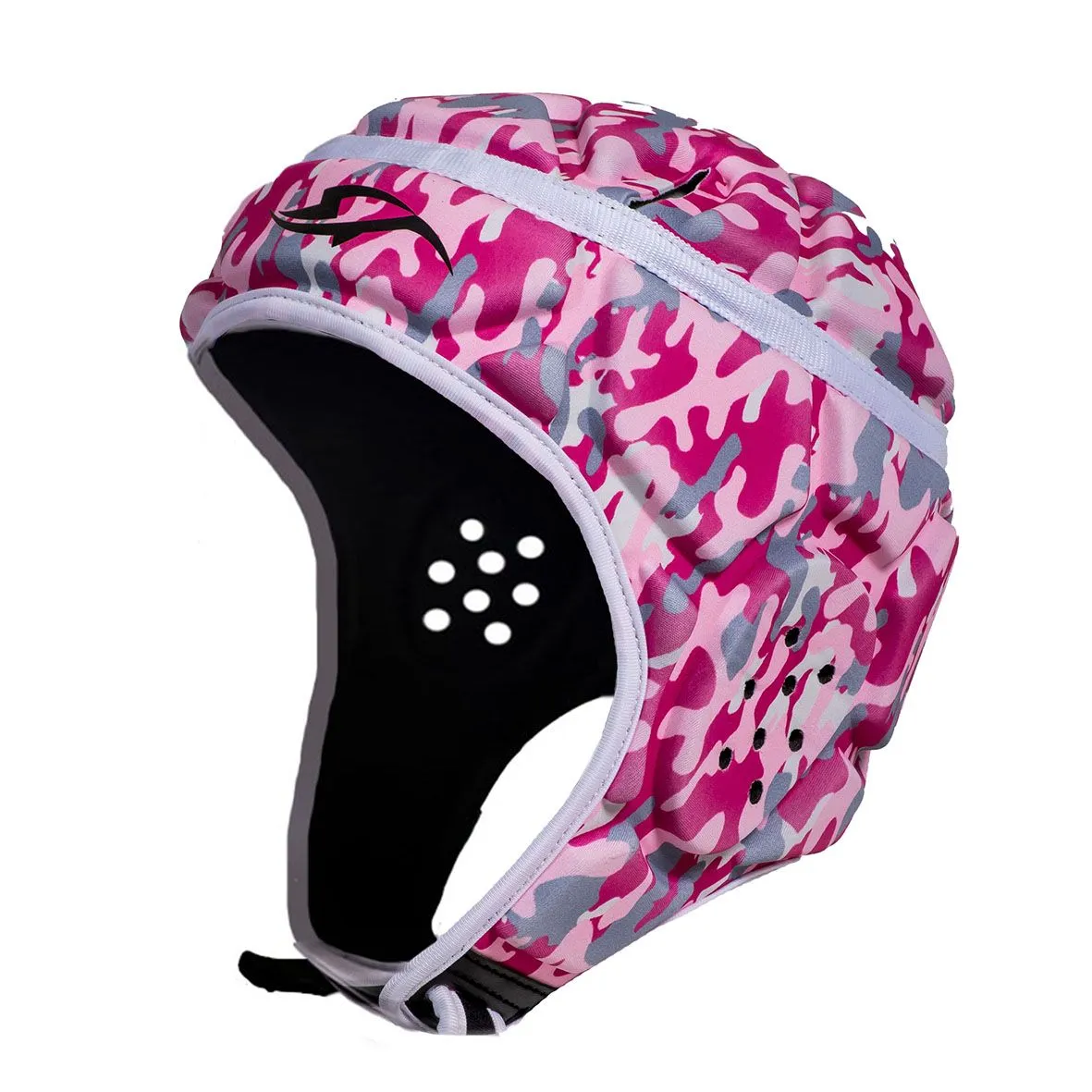 Stormforce INT. Rugby Headgear - (IRB) Camo Pink/Grey - Large