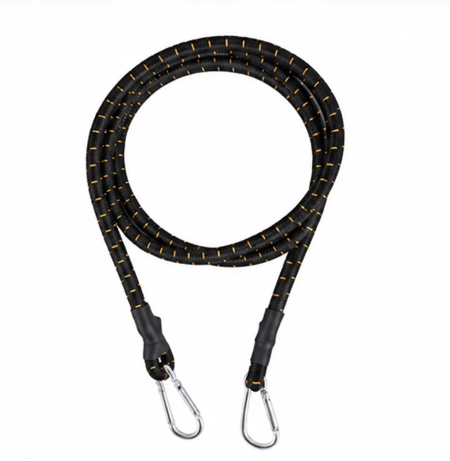 10mm Heavy-Duty Luggage Rope with Carabiner Buckle - 60 cm