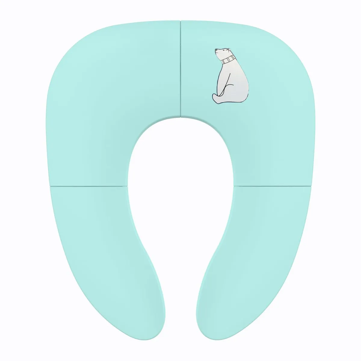 Folding Travel Potty Seat for Kids - Green