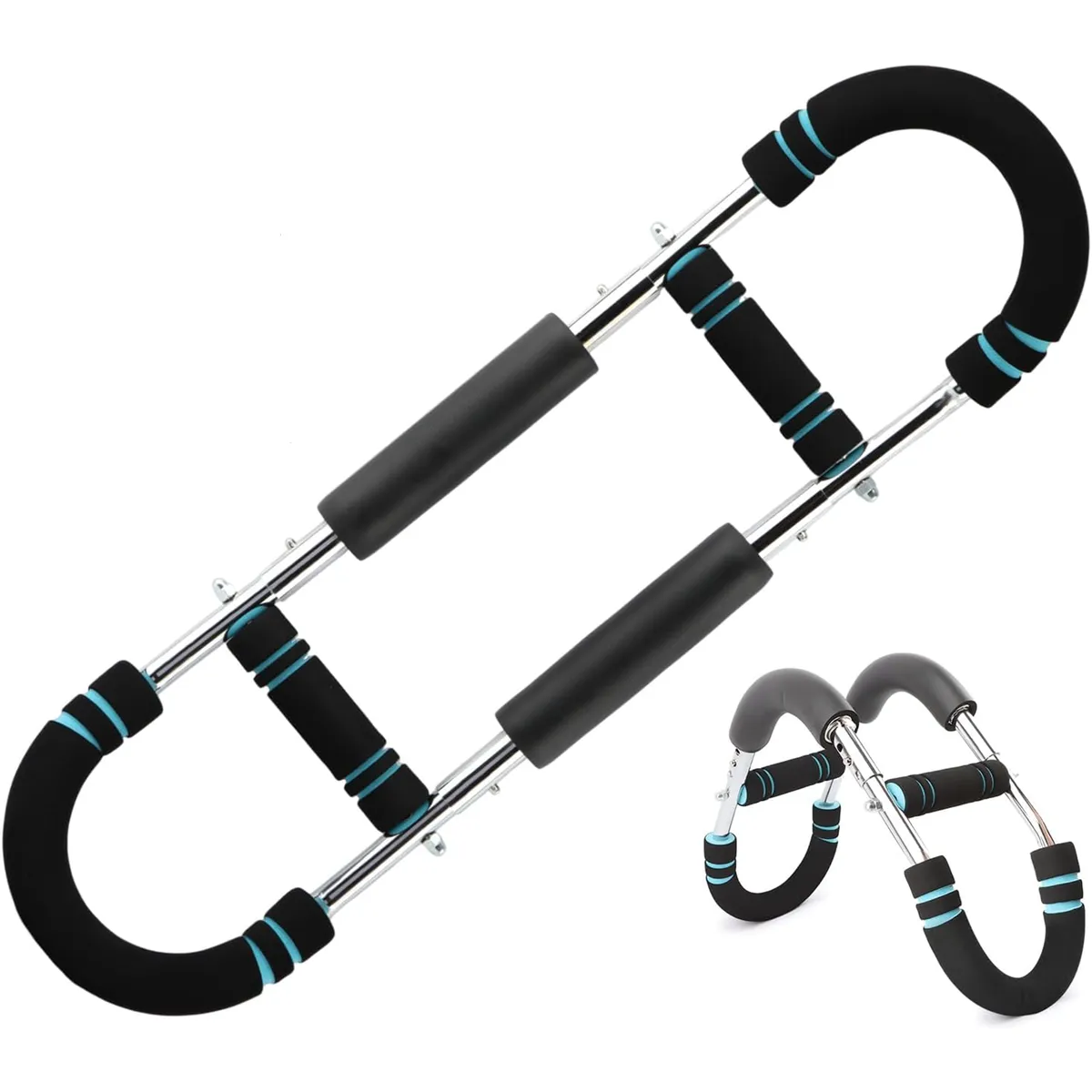 Twister Arm Trainer Chest Workout Equipment Forearm Power Exercise Bar 40KG