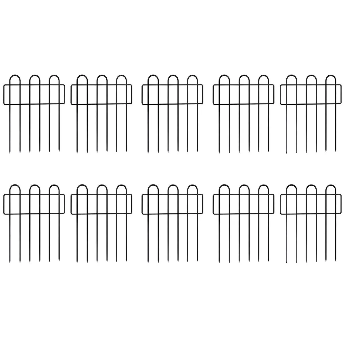 Metal Garden Fence Fencing Animal Barrier For Garden Fences And Borders