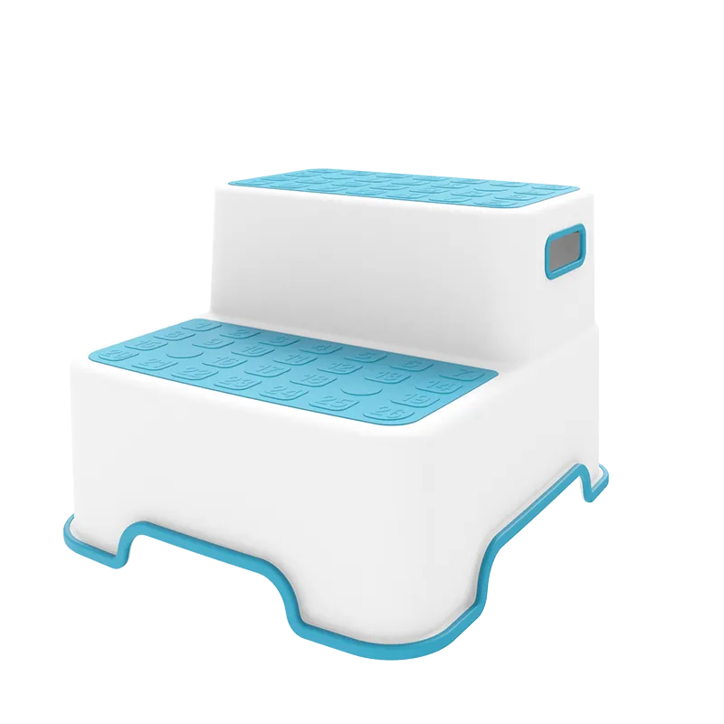 Anti-Slip Multi Functional Double-Layer Children Step Stool - Blue