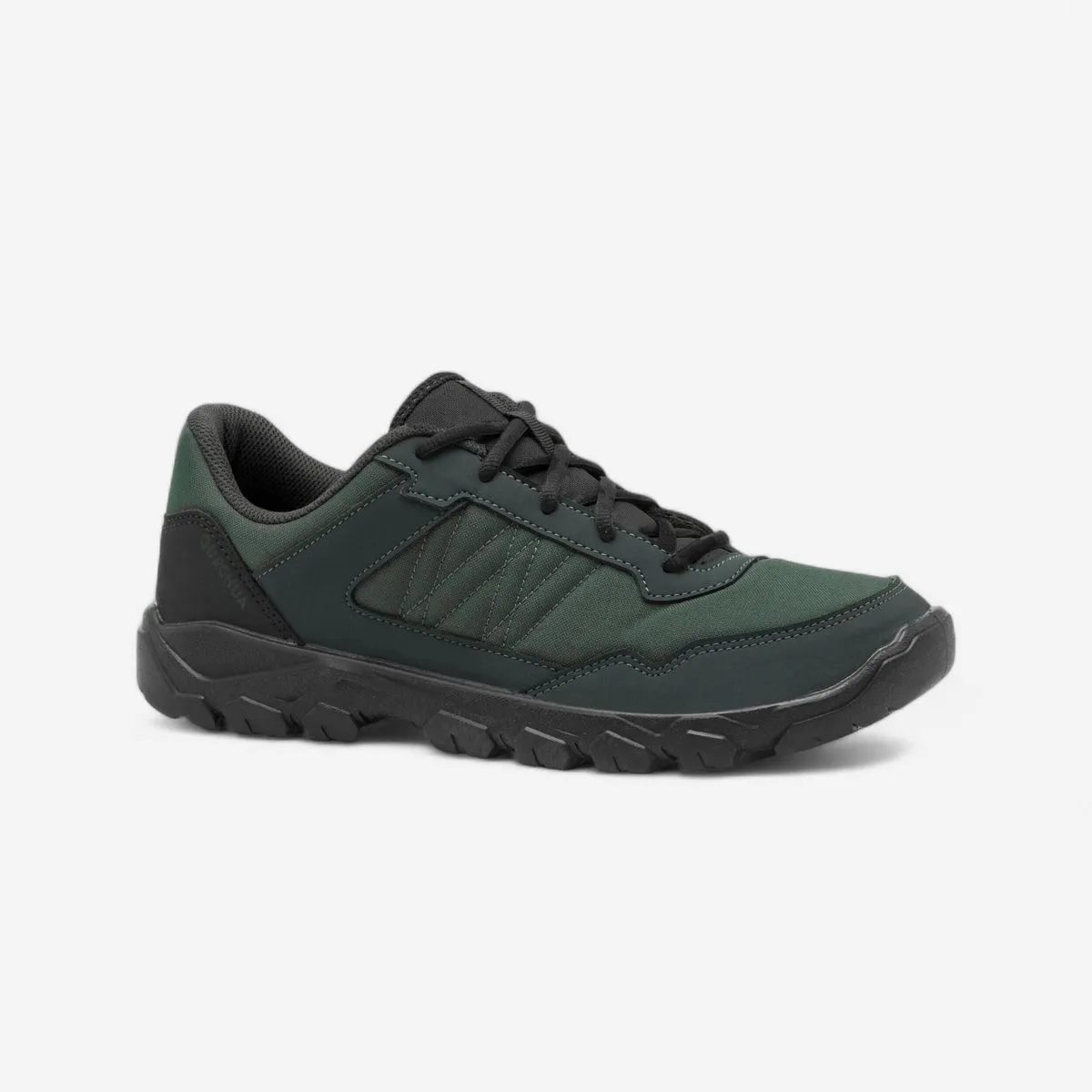 Quechua Men's Hiking Shoes - NH50 Low - Grey & Green