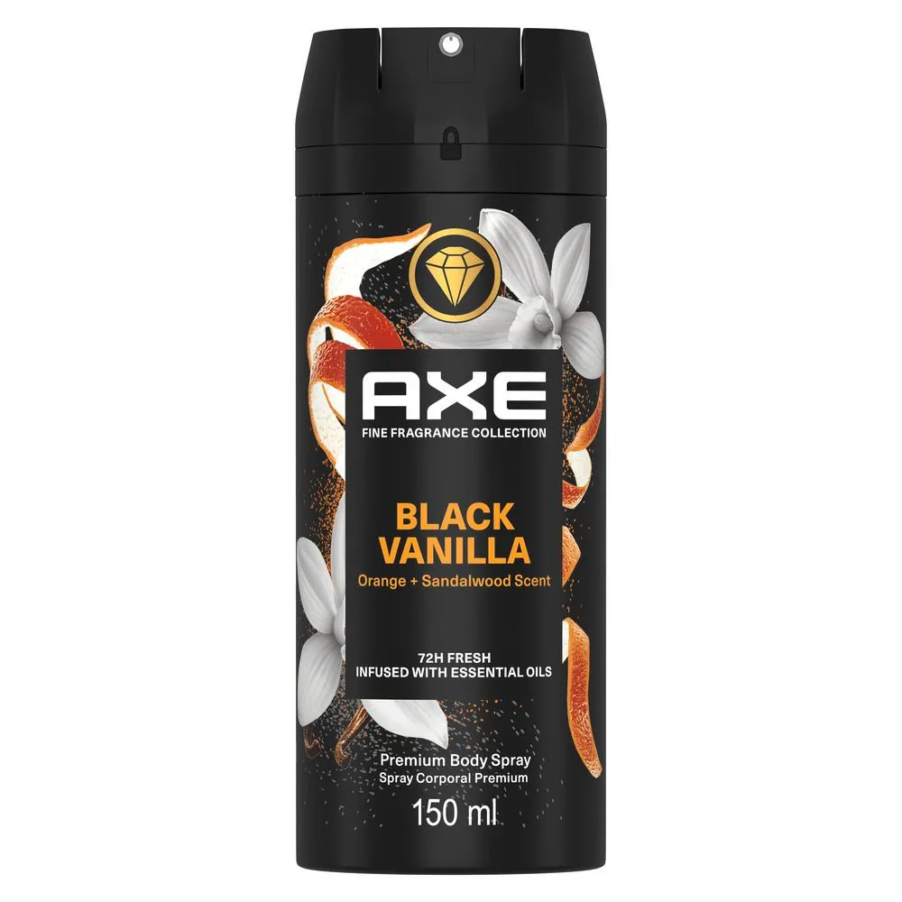 AXE Black Vanilla Premium Deodorant Body Spray 150ml