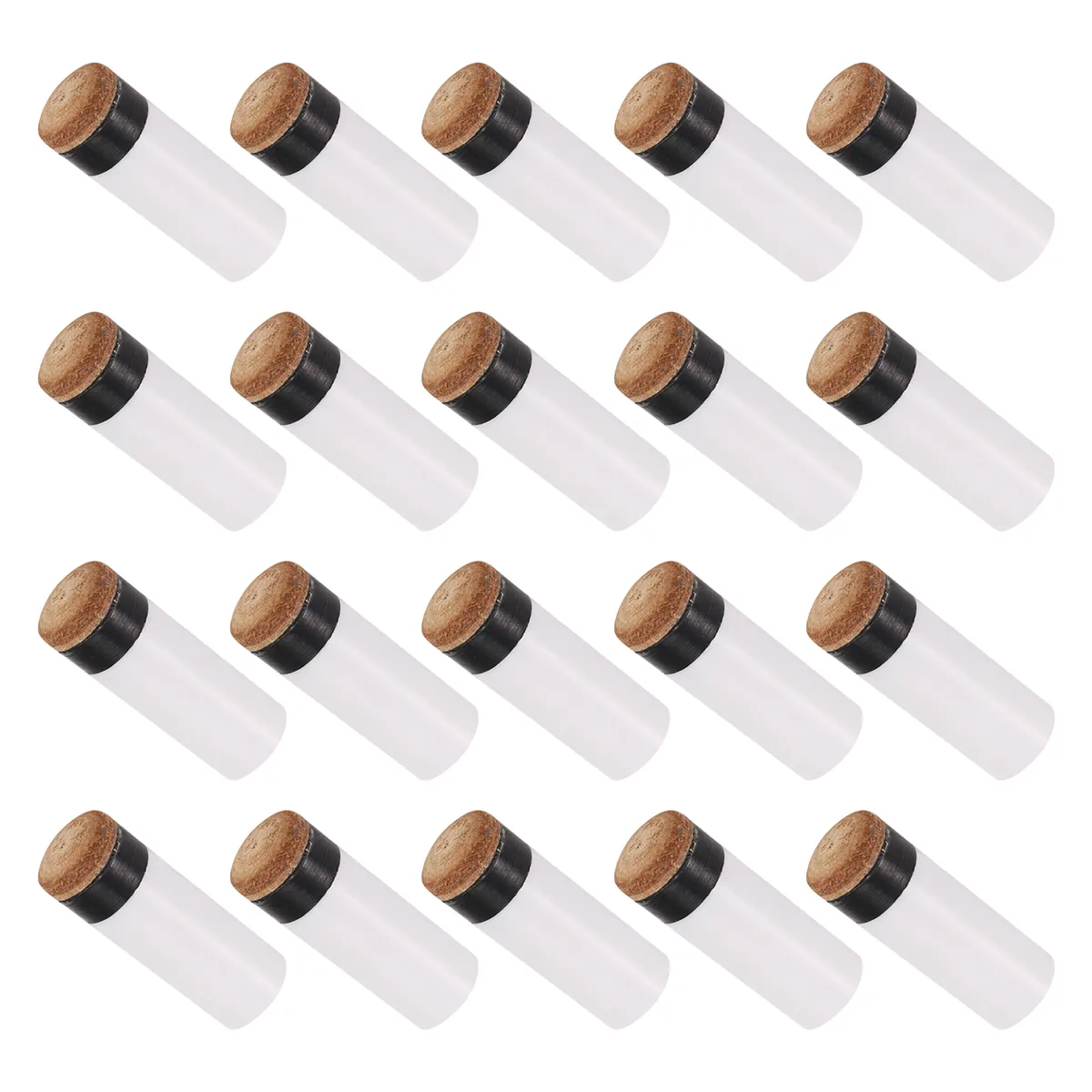 20Sets Billiard Cue Tips With Ferrules 12Mm Screw-On For Nine Ball