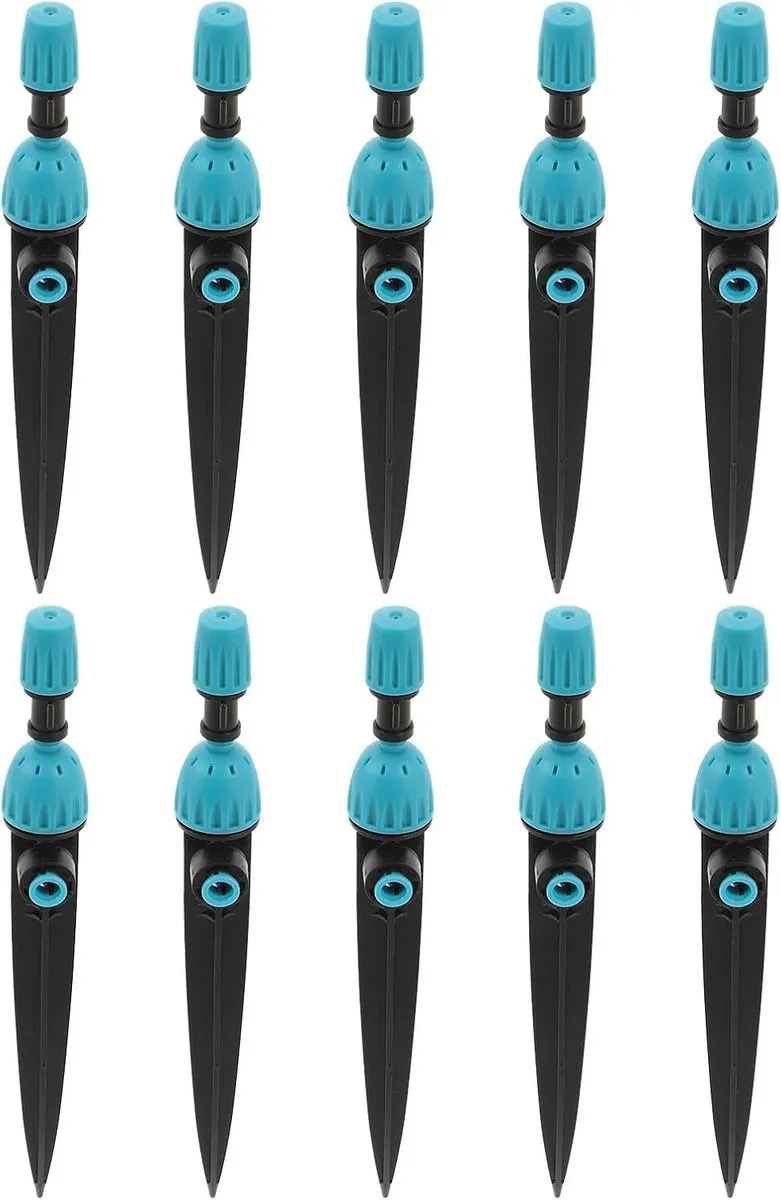 Plastic Micro Irrigation Drip Sprinkler Nozzles Garden Water Emitter Conne