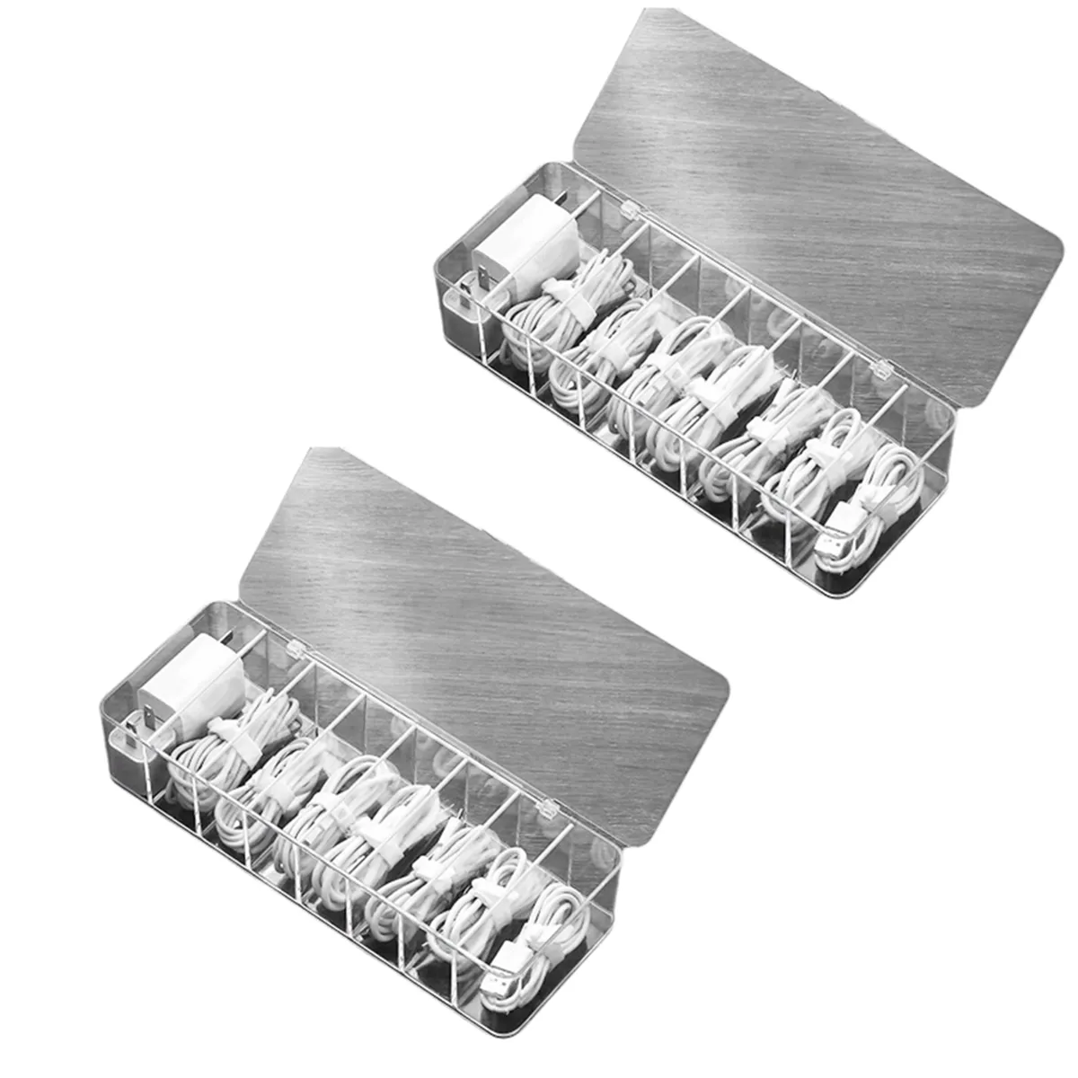 Headphone Data Cable Charging Cable Storage Box Desktop Stationery