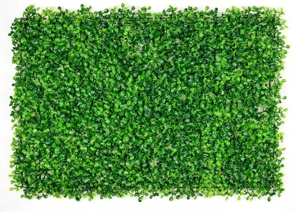 Set of 4 Artificial Furn Faux Leaves Wall Panel for Outdoor and Indoor A