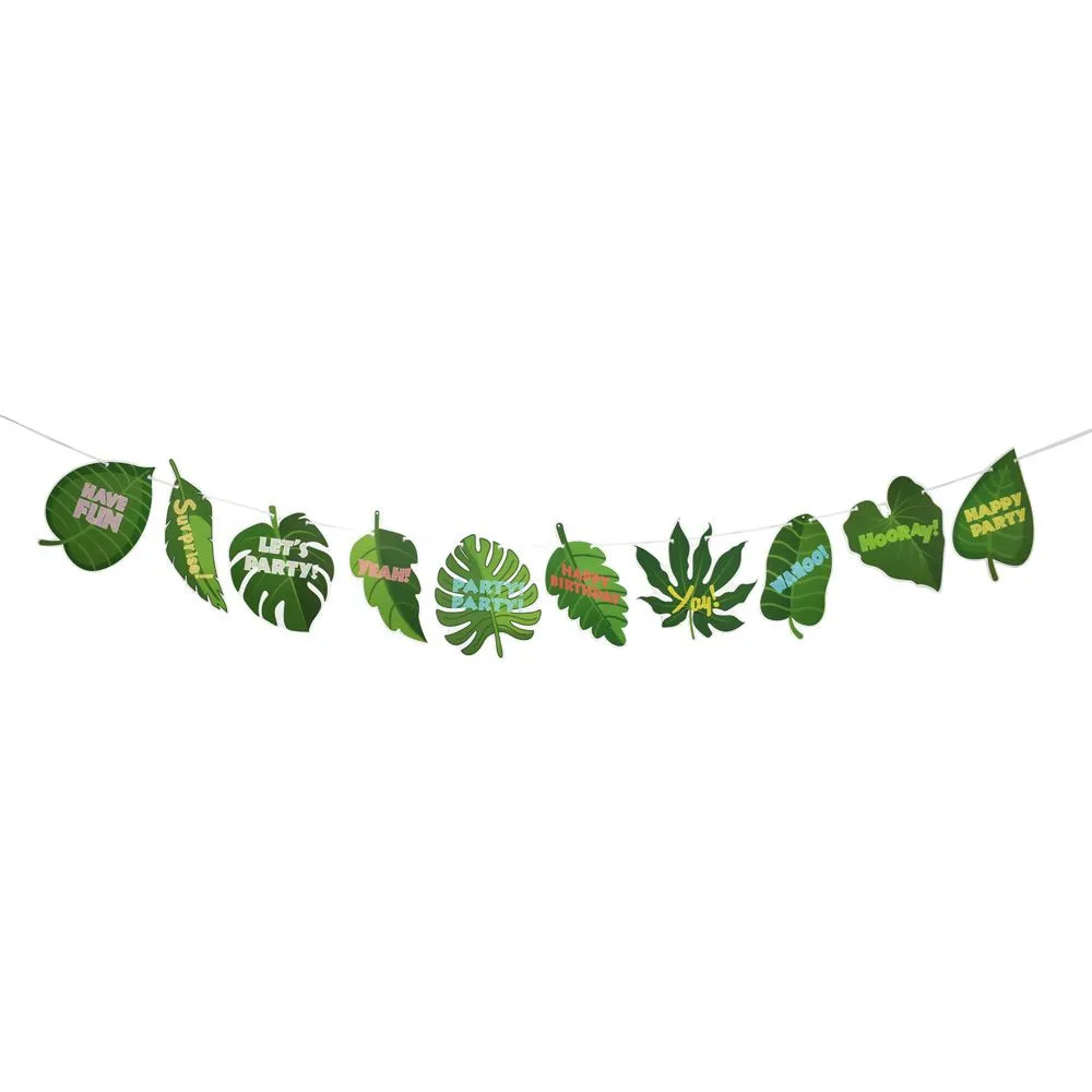 iKids Party Flag Banner Leaf