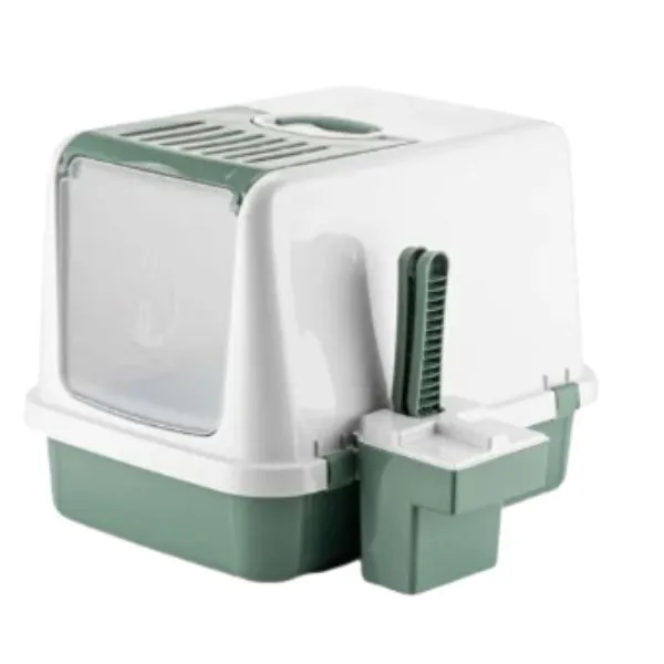 Handy Plast Comfy-10A Hooded Closed Cat Litter Box with Accessories