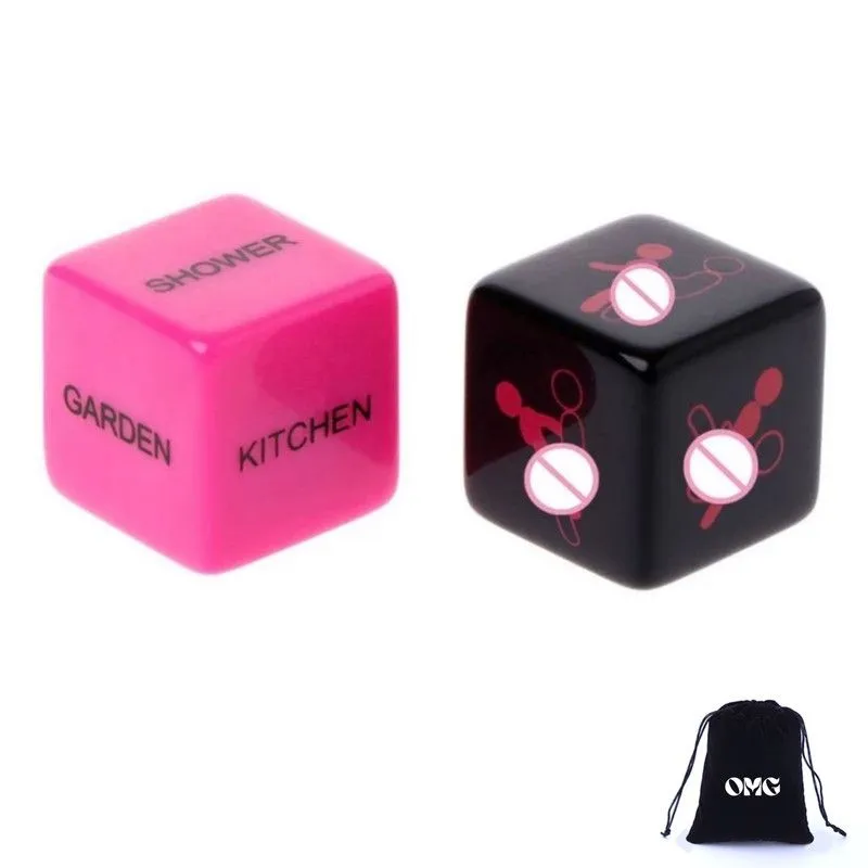 OMG Erotic Position & Location Dice Game + OMG Pouch