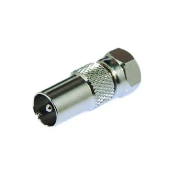 Space TV F-type Male to RF (Co_Axial) Male Connector - 10 Pack