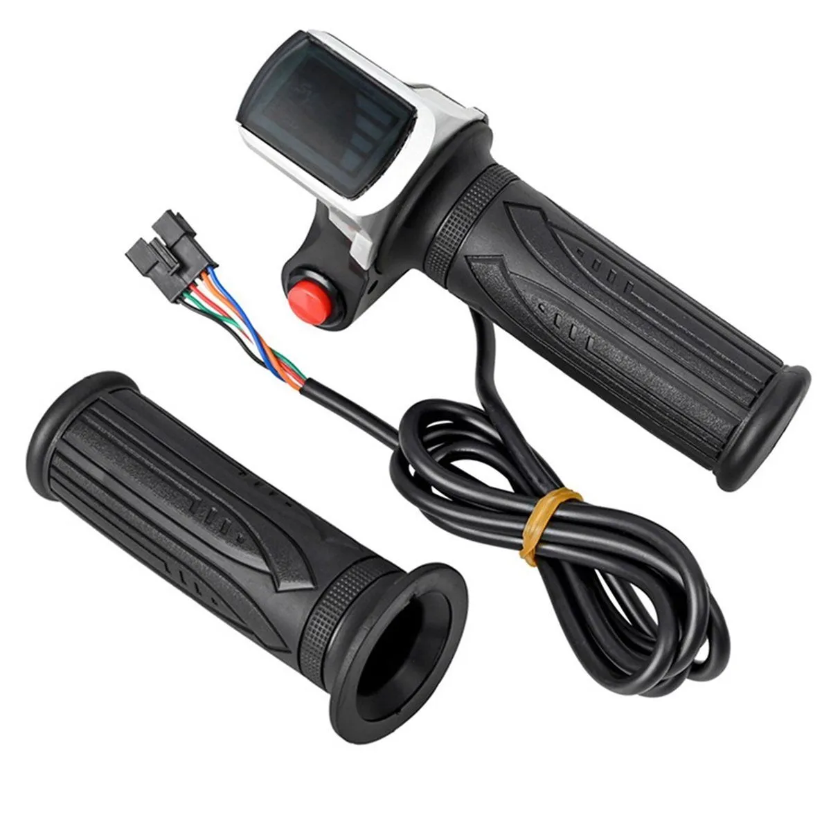 Electric Bike Throttle with LCD Display Handle for 36V Twist Scooter