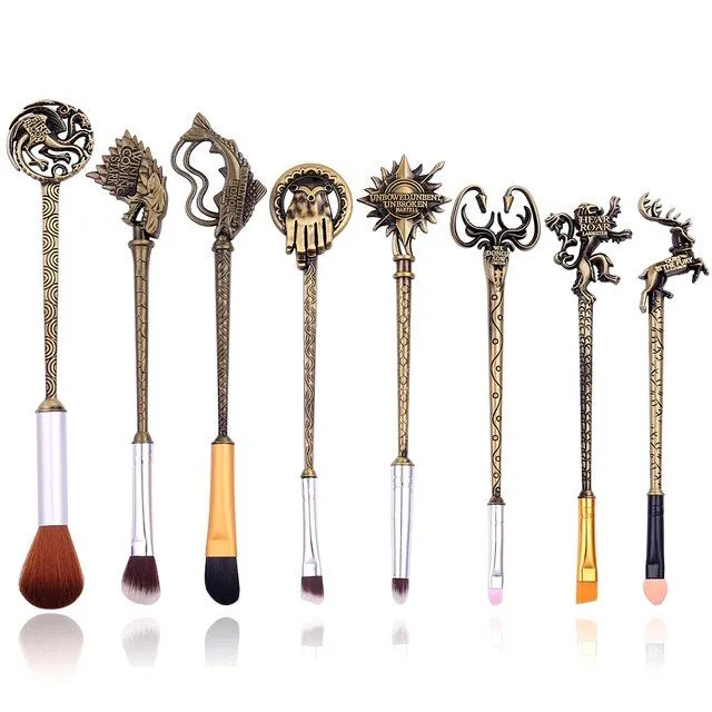 Game Of Thrones Makeup Brush Set - Bronze