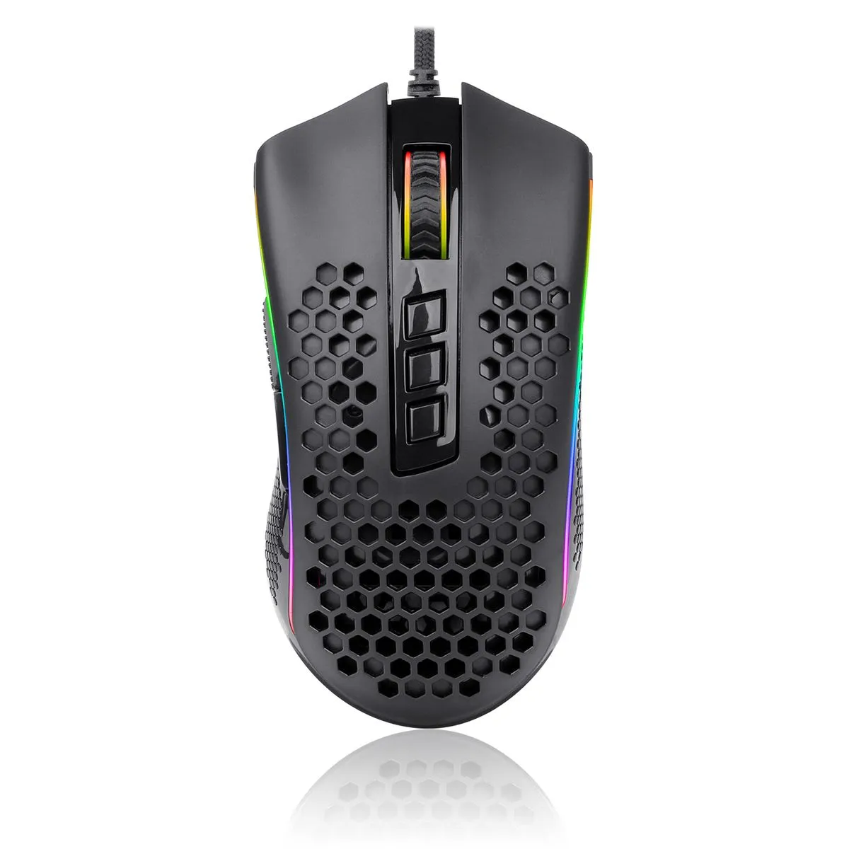 Redragon STORM 12400DPI 7-Button RGB Gaming Mouse - Black