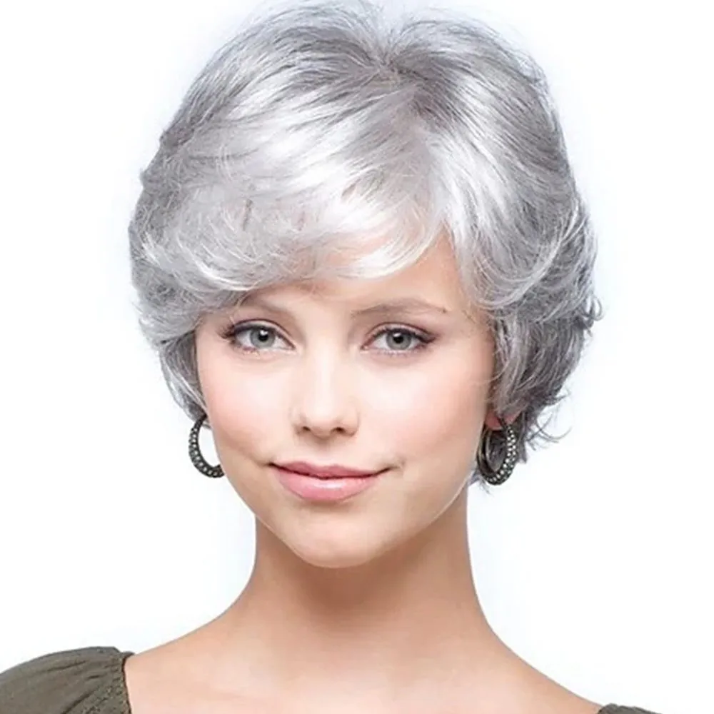 Fashion Ladies Simulation Full Headgear Short Wig