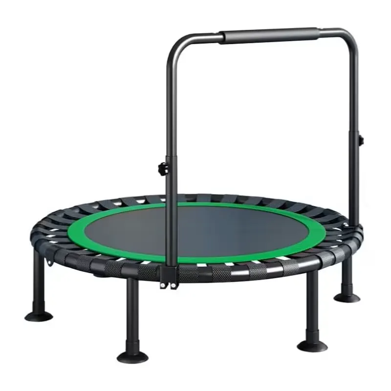 Fitness Rebounder Trampoline with Adjustable Handle Bar