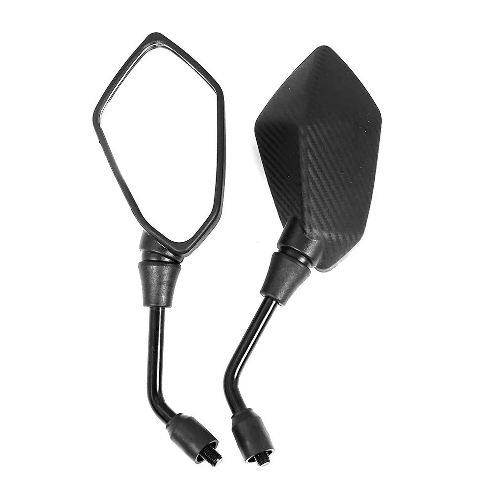 Motorcycle Snake Pattern Wide Angle Square Mirror for Moto Scooter