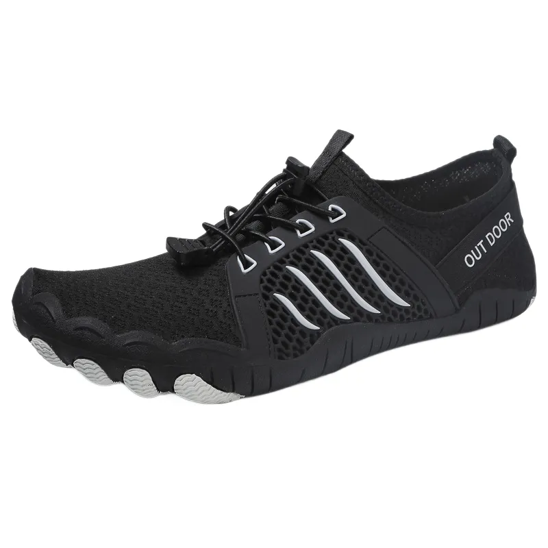 Outdoor Stream Shoes - Non-Slip, Quick-Dry, Beach/Water Shoes - Black