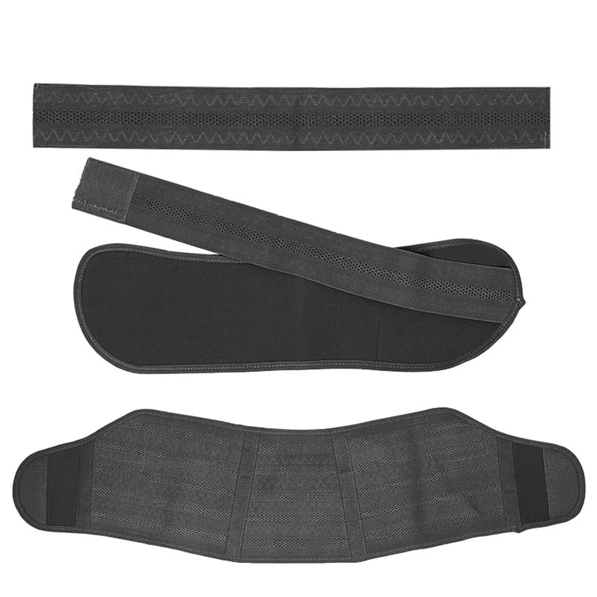 Soft and Breathable Pregnancy Belly Belt with Extra Back Support - Black
