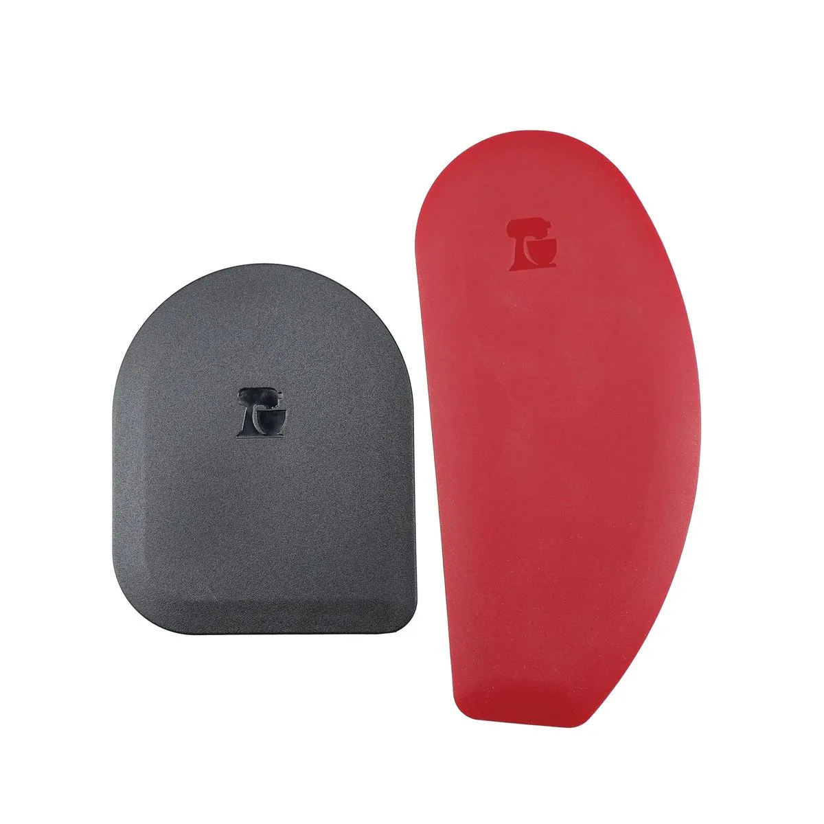 KitchenAid - Universal Bowl Scraper Set - Empire Red - Grey