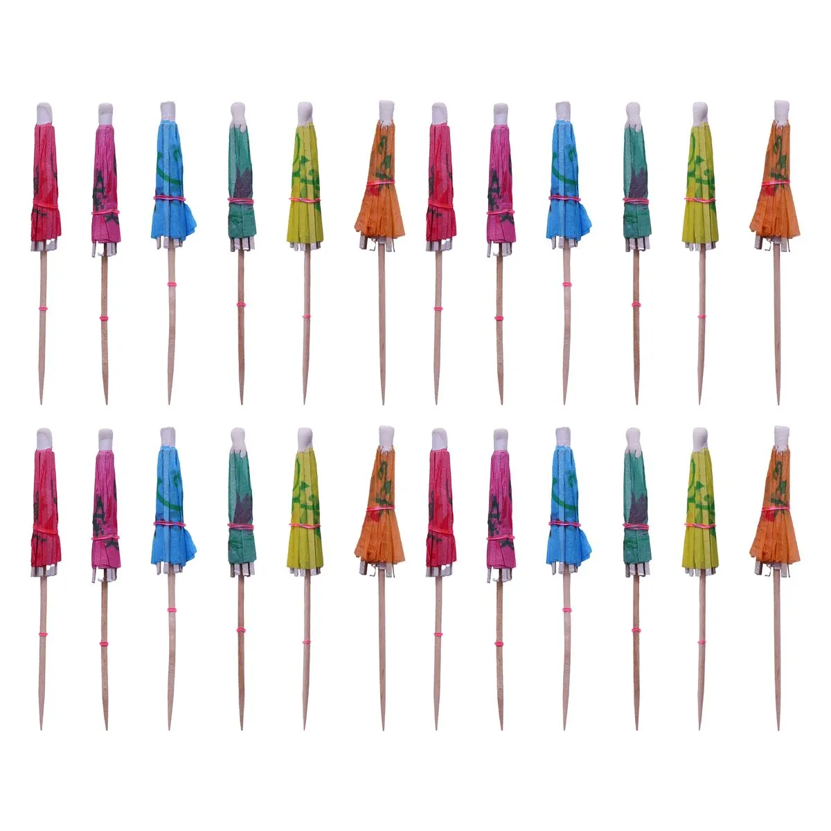 Bar Butler Cocktail Umbrellas 24 Pieces, (100mm)