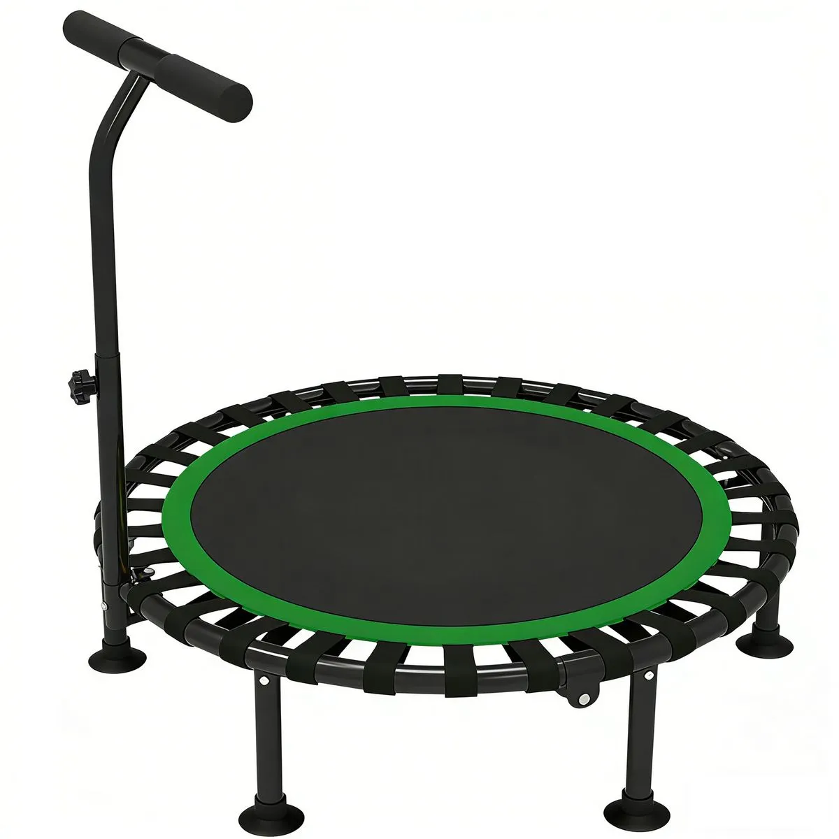 Adjustable Handle Fitness Trampoline for Home Cardio Training 122cm