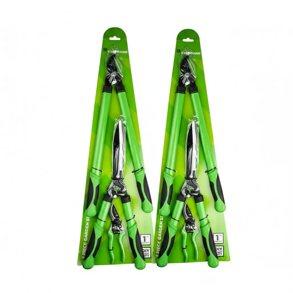 Kaufmann 3-in-1 Garden Pruner, Lopper & Hedge Shear Tool - 2 Pack