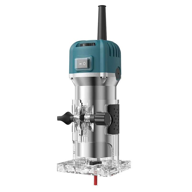 Compact Wood Router Tool 800W Handheld Router with 30000RPM 6 Speed