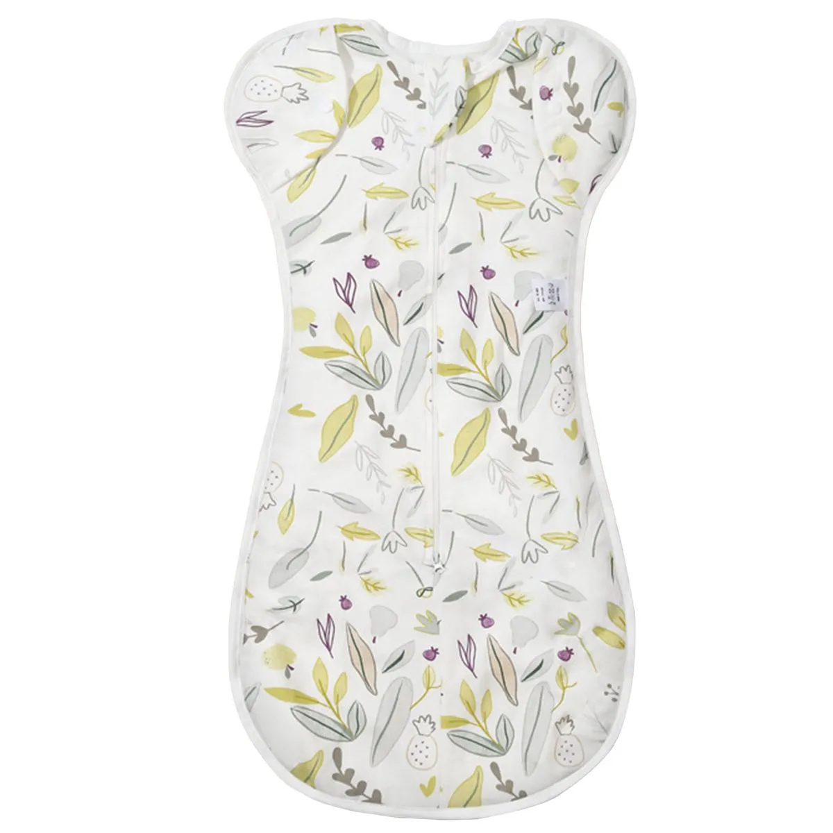 Baby Swaddling Sleeping Bag (0-6 months)-Plant Mixture Pattern