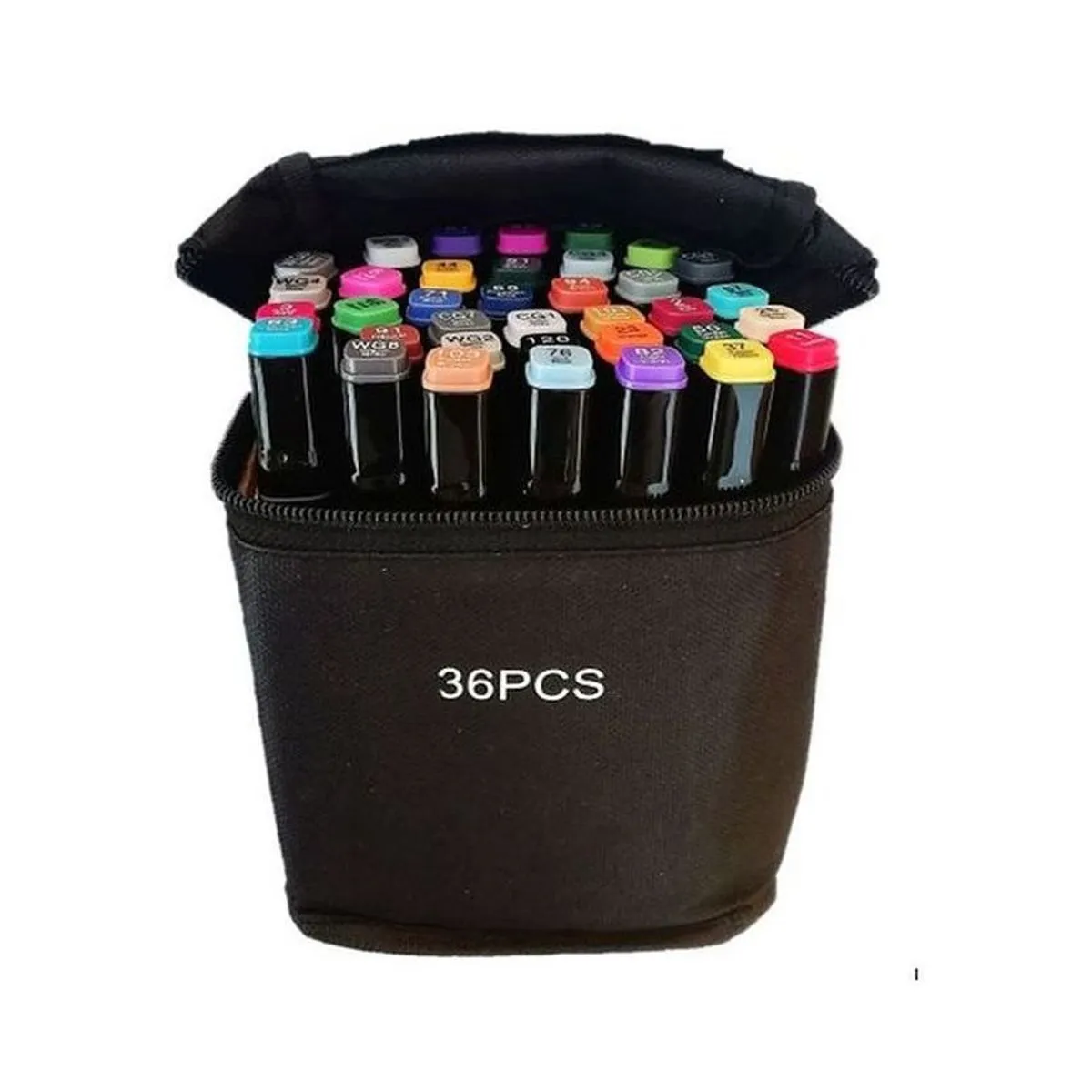 36 Color Art Colour Markers Twin Marker Pen Set Drawing Colouring Pen
