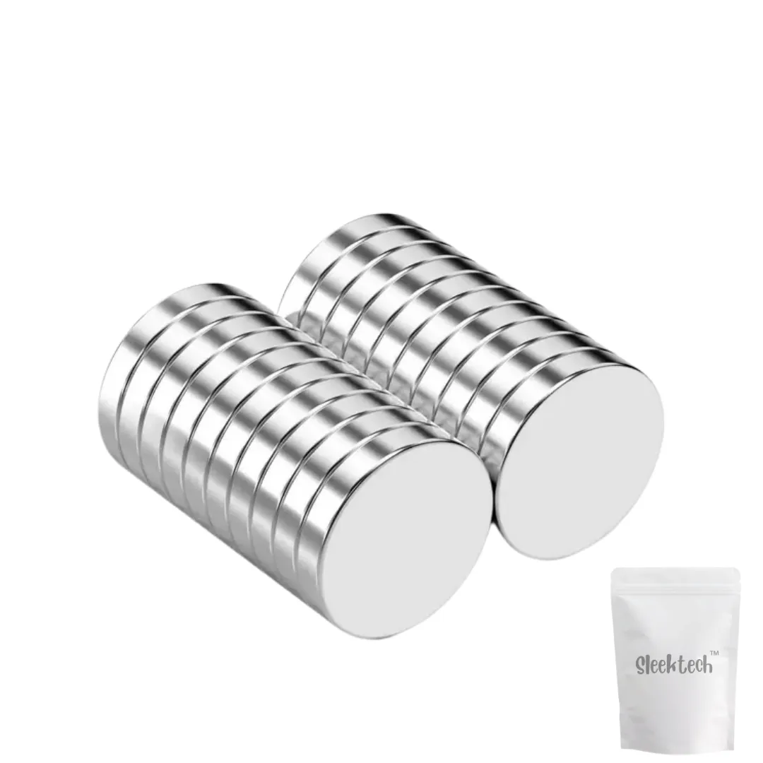 SleekTech N35 Neodymium Rare Earth Disc Magnets 4mm x 2mm - 20 Pack