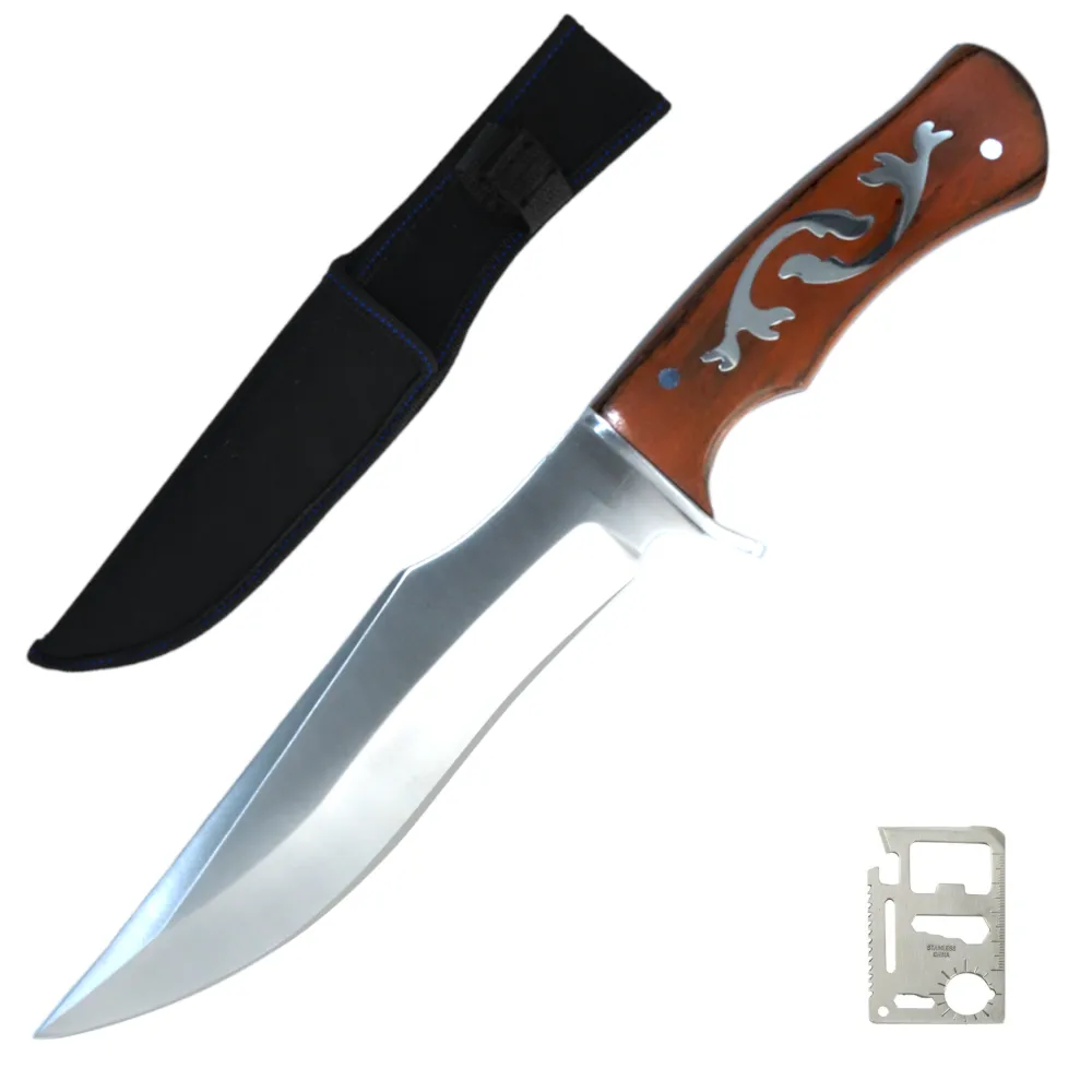 Full Tang Clip Point Hunting and Camping Knife