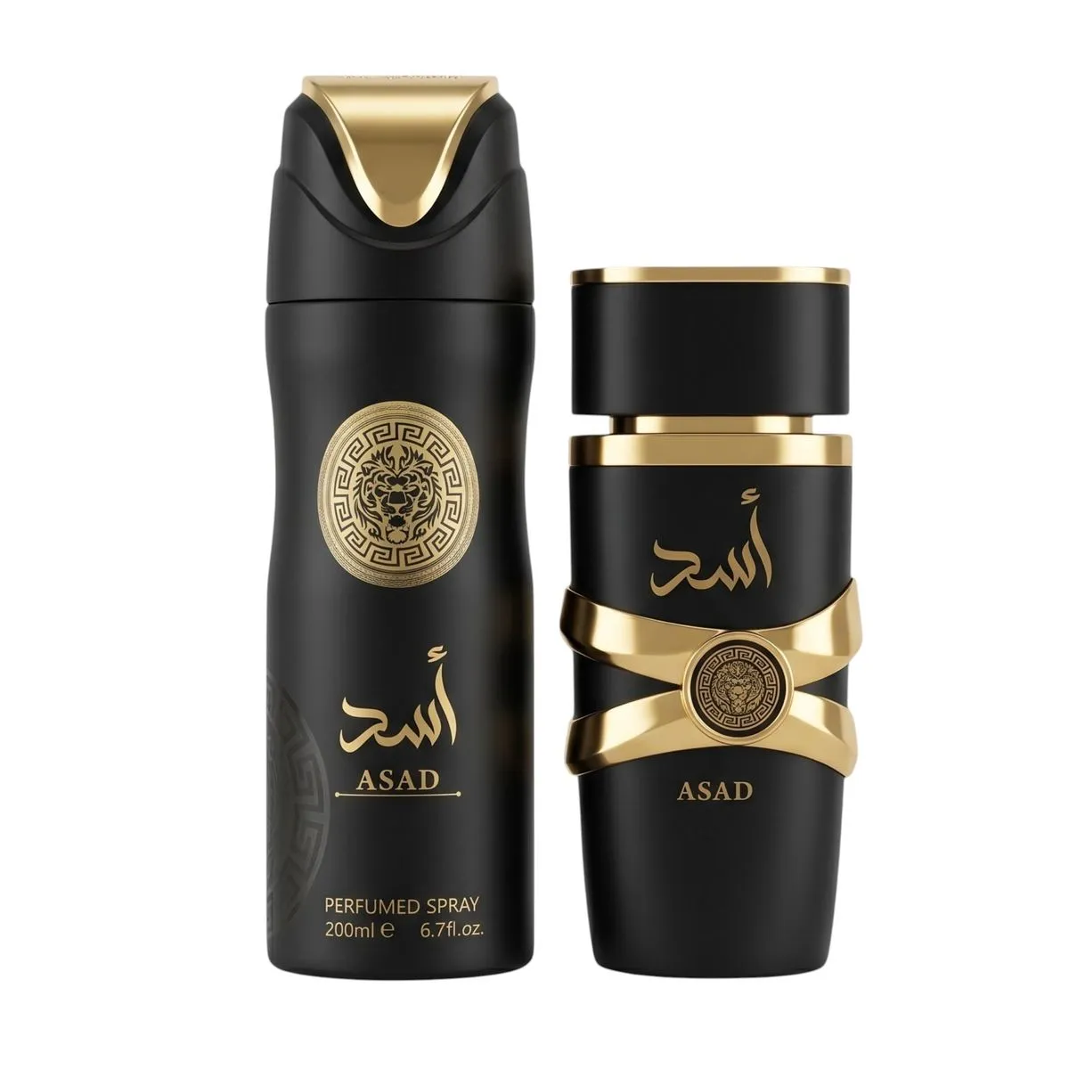 2 Pack Gift Black Asad Eau De Parfum For Her 100ml & Perfume Spray 200ml