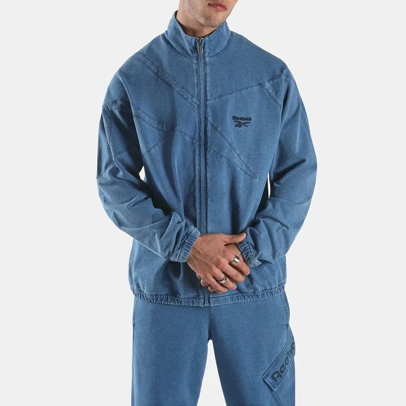 Reebok Men's Street Sport Vector Icon Track Jacket - Denim Blue