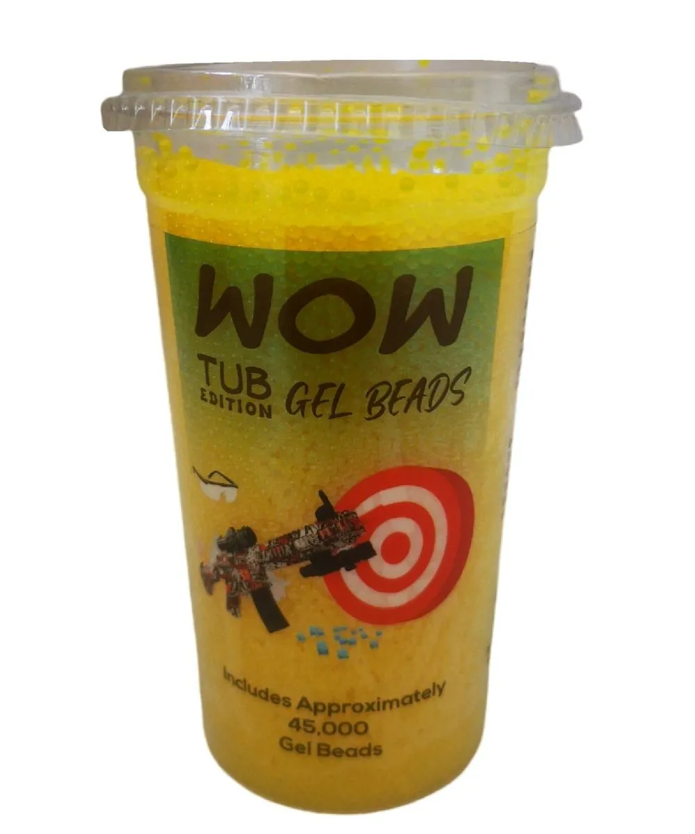 Gel Blaster Gel Balls - Yellow - Over 45 000 Gel Balls Pack -WowTub