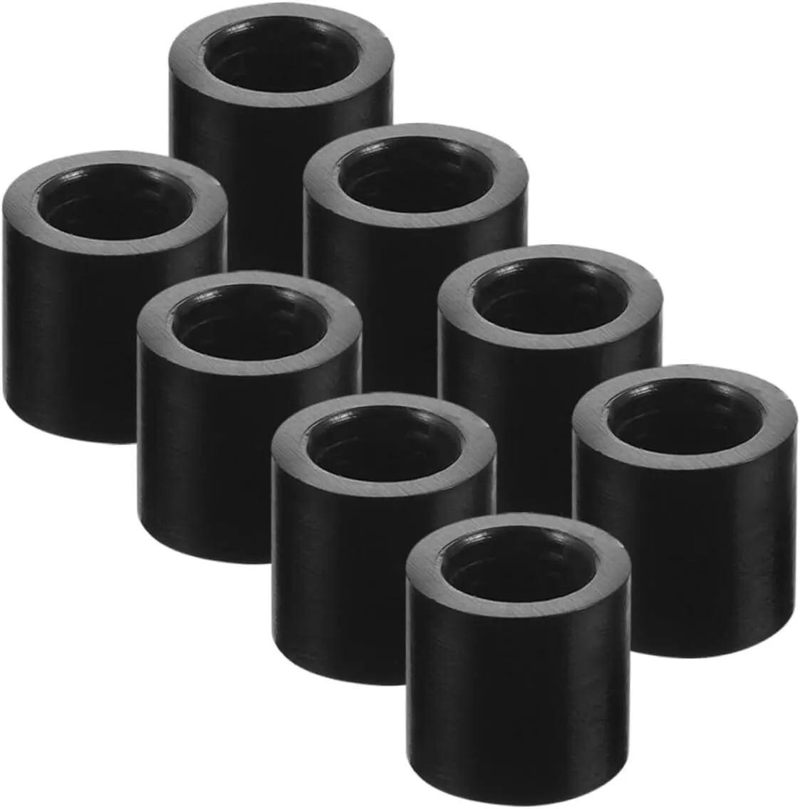 8pcs Billiard Cue Ferrules Replacement Durable Plastic Snooker Ferrule