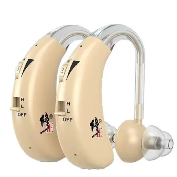 Hearing Amplifier Rechargeable Skin Color Pair for Seniors
