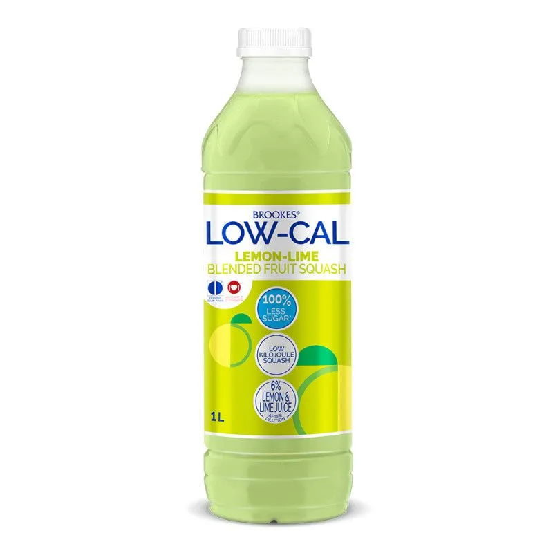 Brookes Low-Cal Lemon & Lime Flavoured Concentrated Fruit Squash 1L