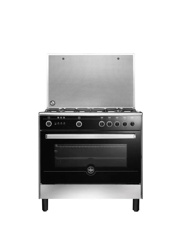 La Germania Moderna Valore 90cm Full Gas Hob with Gas Oven & Gas Grill - Stainless Steel