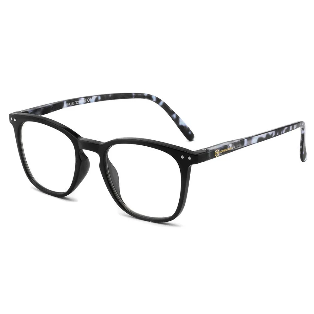 Sophie Moda- Anti-Blue Light Glasses Computer/Game/TV/Phone: Aster Type - Blue