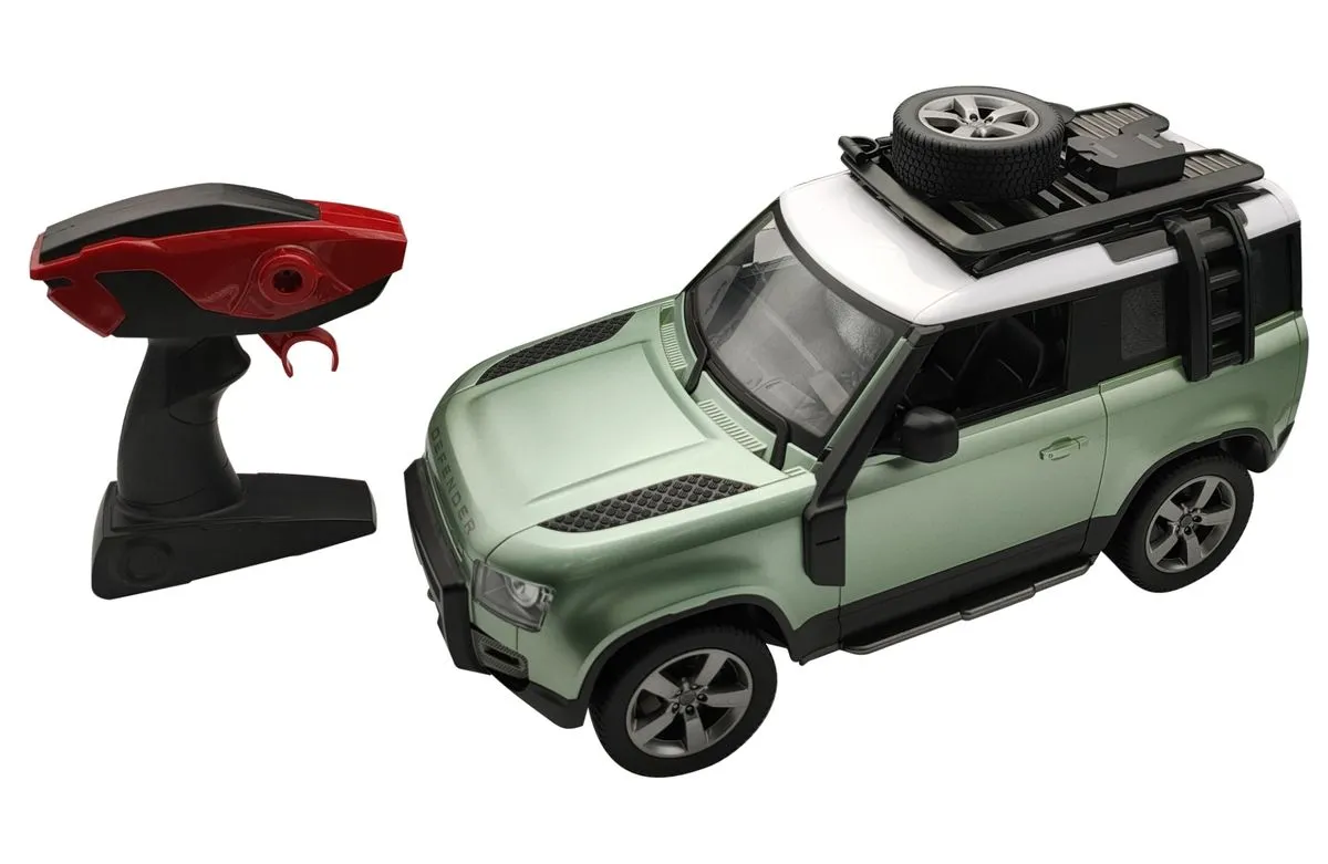 RW Toys 1/12 R/C Land Rover Defender 90 2020 - Metal Green (38cm Long)